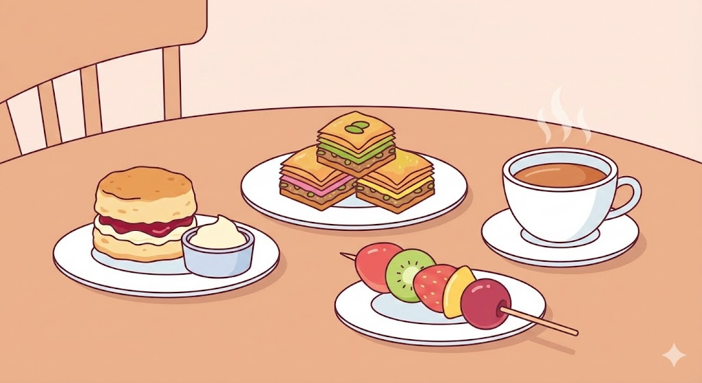 세계 각국의 간식 문화